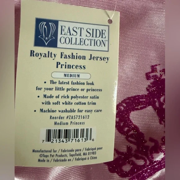 Pink Princess Dog Shirt & Hat NWT - Picture 4 of 7